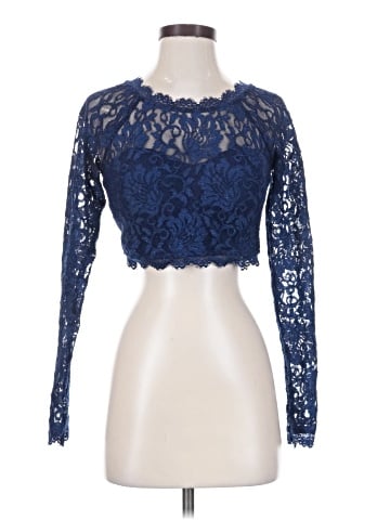 Sequin Hearts Long Sleeve Top (view 1)