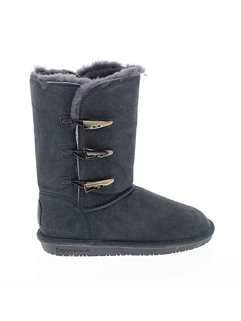Pre-owned Bearpaw Boots In Gray