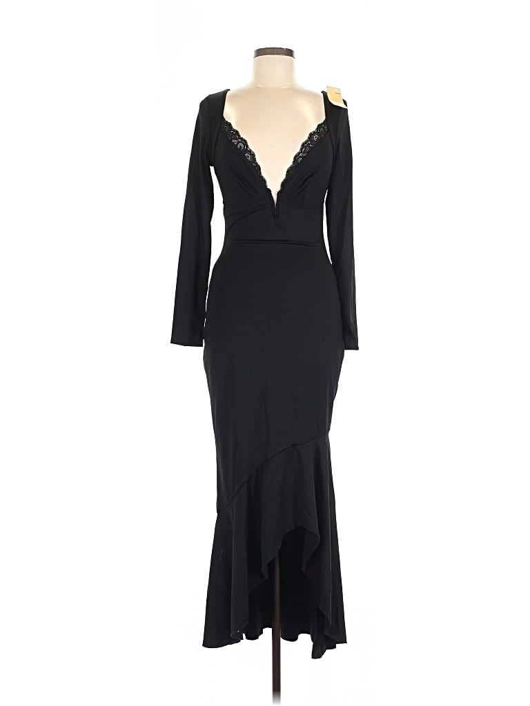 Pre-owned Popilush Cocktail Dress In Black