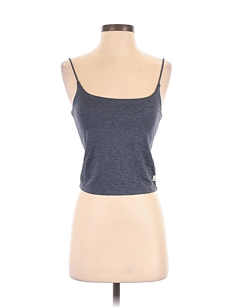 Pre-owned Vuori Sleeveless Top Gray Sweetheart Neckline Tops