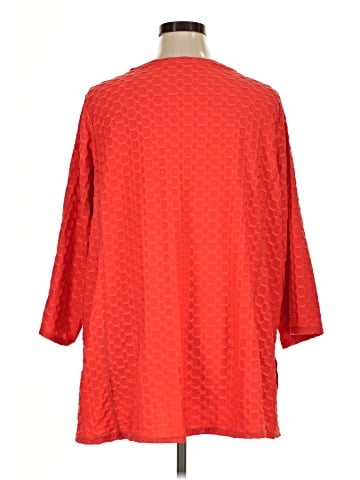 LOGO by Lori Goldstein 3/4 Sleeve Blouse (view 2)