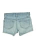 Justice Metallic Blue Denim Shorts Size 6 - photo 2