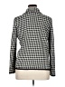 Kate Hill Houndstooth Silver Long Sleeve Top Size 1X - photo 2