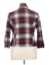 DressBarn 100% Polyester Plaid Burgundy Jacket Size XL - photo 2