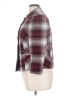 DressBarn 100% Polyester Plaid Burgundy Jacket Size XL - photo 5