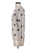 360 Sweater Polka Dots Gray Pullover Sweater Size S - photo 5