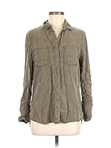 Buttons Long Sleeve Button-Down Shirt (view 1)