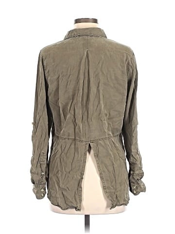 Buttons Long Sleeve Button-Down Shirt (view 2)