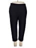 Stretch is Comfort Solid Black Active Pants Size 4X - photo 1