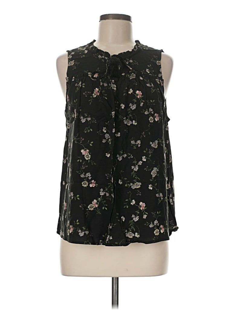 Pre-owned Angels Sleeveless Blouse In Black