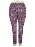 895 Print Purple Active Pants Size 4X - photo 2