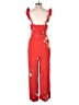 Capulet Floral Red Jumpsuit Size L - photo 2