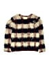 Zara Plaid Burgundy Pullover Sweater Size 9 - 10 - photo 1