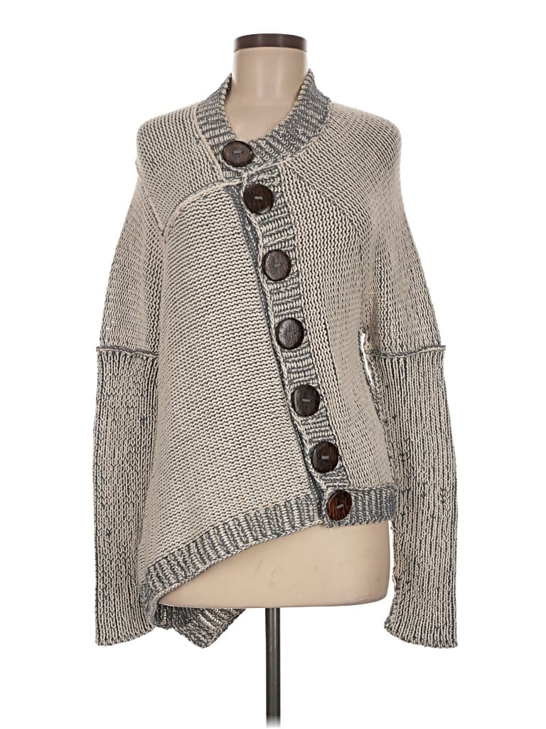 Pre-owned Pure Cardigan Sweater In Gray