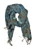 Unbranded Paisley Teal Scarf One size - photo 1