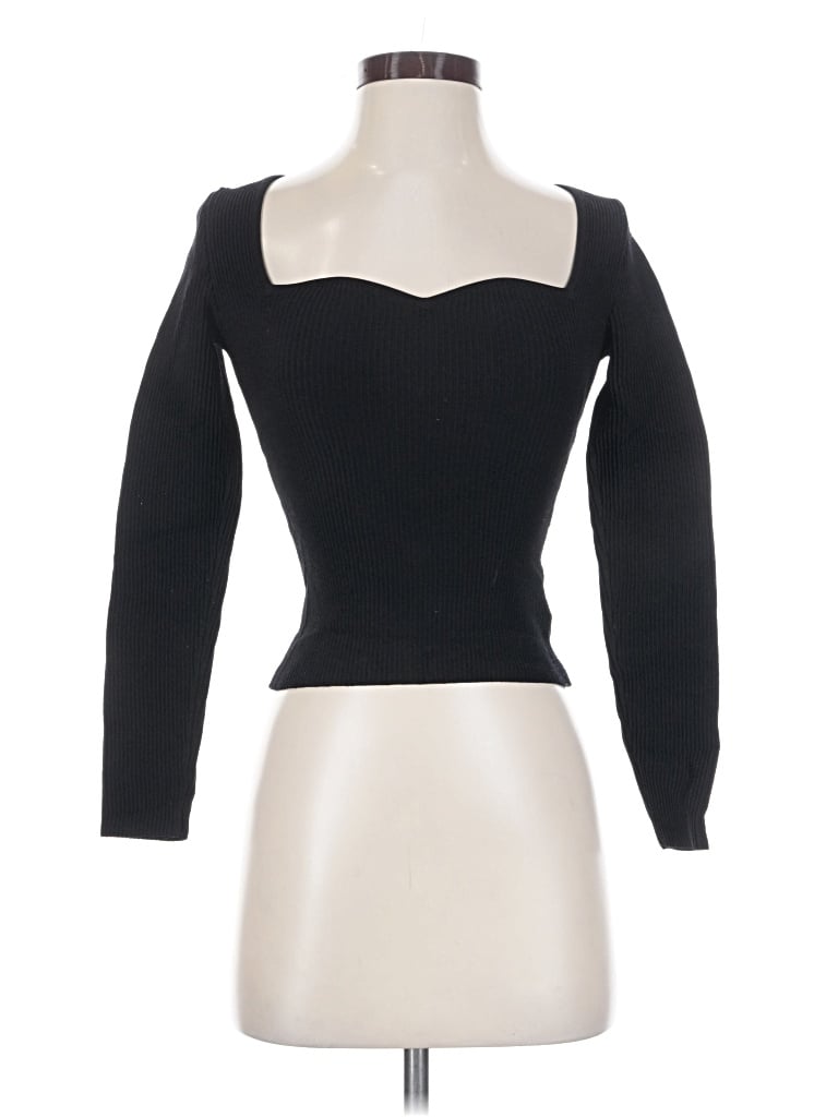 Pre-owned Babaton Cardigan Sweater In Black