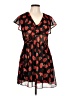 Zara Basic Floral Red Black Cocktail Dress Size M - photo 1
