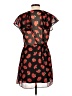 Zara Basic Floral Red Black Cocktail Dress Size M - photo 2