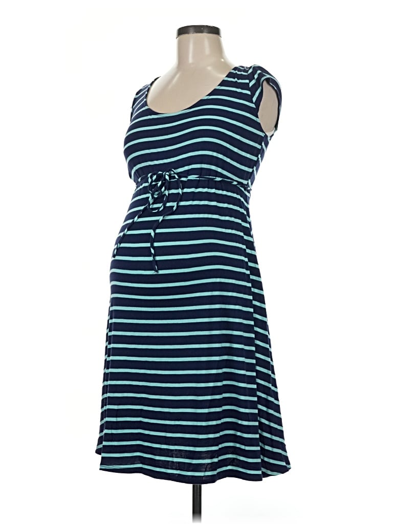 Pre-owned Motherhood Casual Dress In Blue