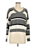 Shein 100% Acrylic Stripes Gray Pullover Sweater Size 6 - photo 1
