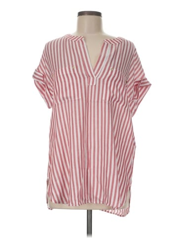 Jones New York Signature Short Sleeve Blouse (view 1)
