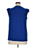 89th & Madison Blue Sleeveless Blouse Size XL - photo 2