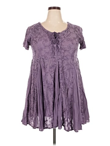 Newport News Short Sleeve Blouse (view 1)
