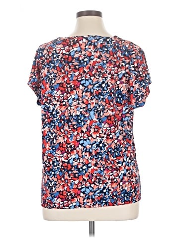 Jones New York Short Sleeve Blouse (view 2)