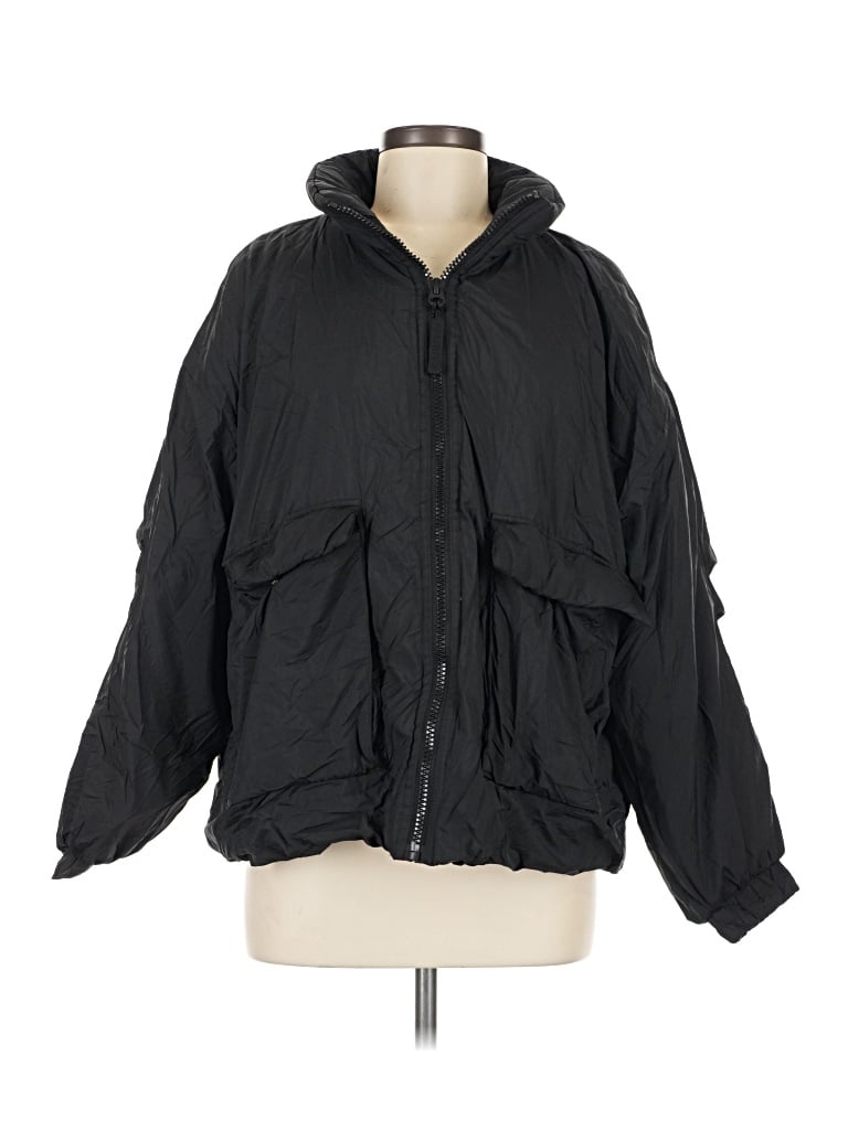 Pre-owned Fabletics Snow Jacket In Black