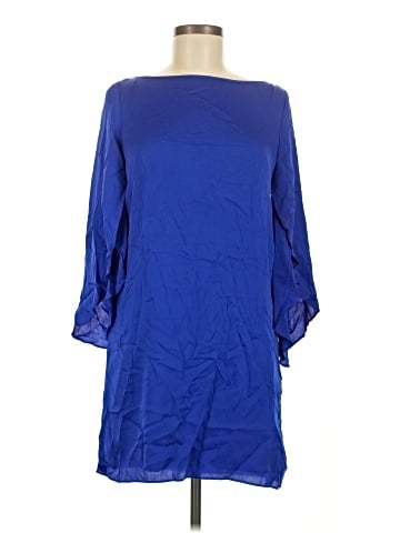 Milly 3/4 Sleeve Silk Top (view 1)