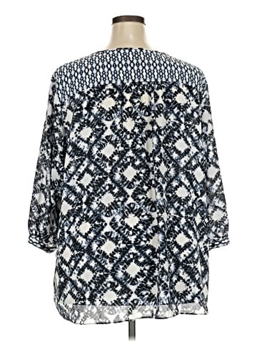 Not Your Daughter's Jeans 3/4 Sleeve Blouse (view 2)