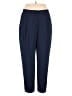 Sears 100% Polyester Solid Blue Casual Pants Size 16 - photo 1