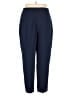 Sears 100% Polyester Solid Blue Casual Pants Size 16 - photo 2
