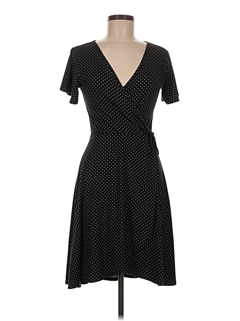 Pre-owned Caution To The Wind Casual Dress In Black