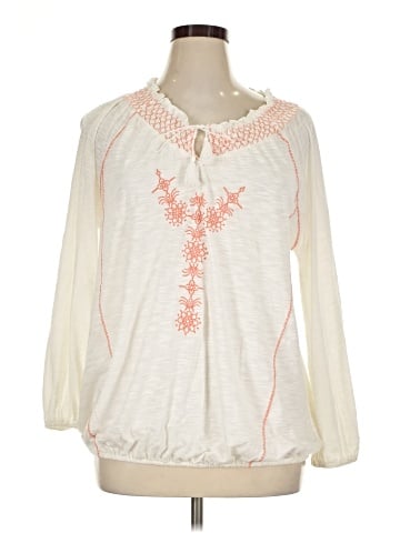 American Rag Cie Long Sleeve Blouse (view 1)