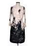 Calvin Klein Print Ivory Cocktail Dress Size 10 - photo 1