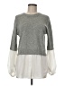 Brochu Walker Silver Wool Pullover Sweater Size M - photo 1