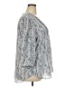 Rose + Olive 100% Polyester Blue 3/4 Sleeve Blouse Size 2X - photo 4