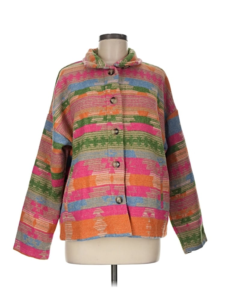 Pre-owned Blue B Cardigan Sweater In Pink