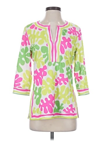 Gretchen Scott Designs 3/4 Sleeve Blouse (view 1)