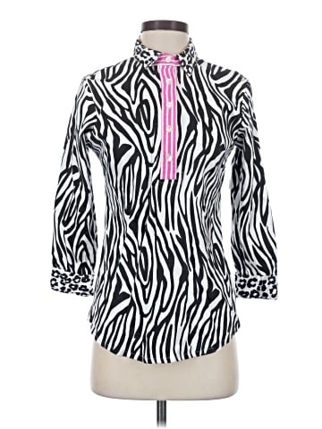Gretchen Scott Designs 3/4 Sleeve Blouse (view 1)