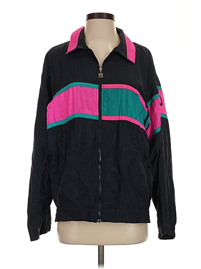 Pre-owned Fila Track Jacket In Black
