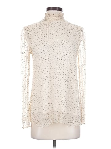 Sundance Long Sleeve Silk Top (view 1)