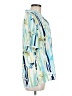 Alia Tropical Blue Short Sleeve Blouse Size 12 - photo 4