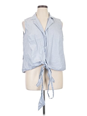 Lane Bryant Sleeveless Button-Down Shirt (view 1)