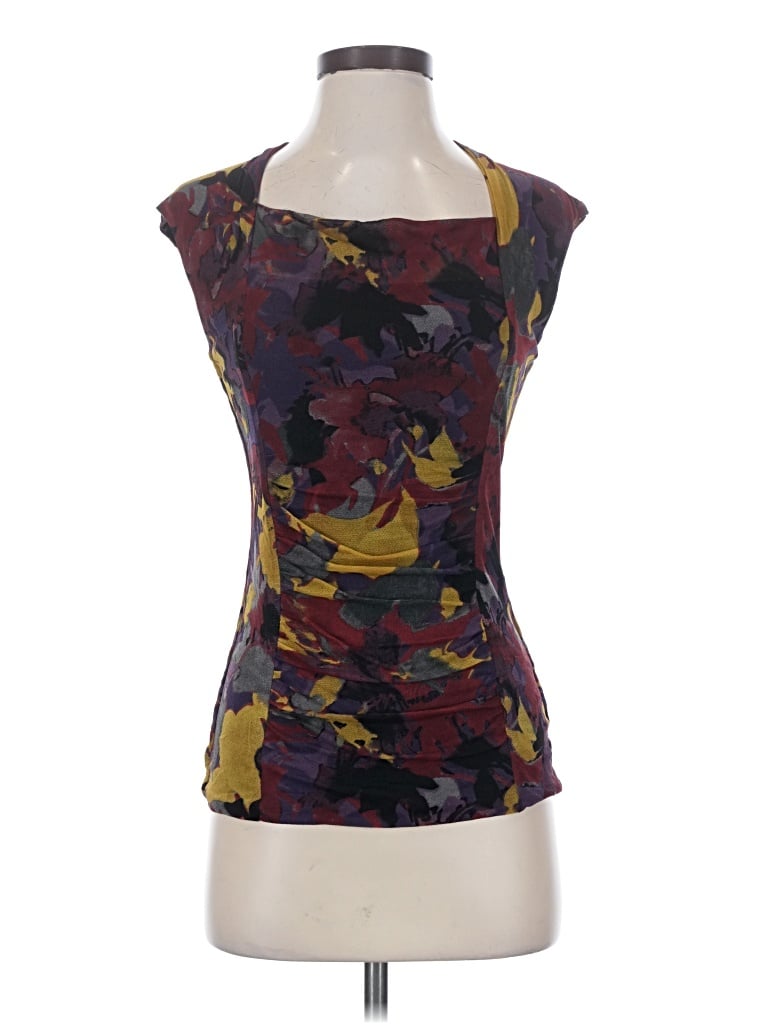 Pre-owned Classiques Entier Sleeveless Top Purple Scoop Neck Tops
