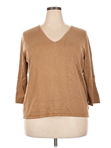 Lauren by Ralph Lauren Silk Pullover Sweater (view 1)