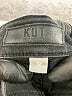 Kut from the Kloth Chevron-herringbone Black Jeans Size 12 - photo 8