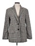 Zara Basic 100% Polyester Houndstooth Gray Blazer Size XS - photo 1
