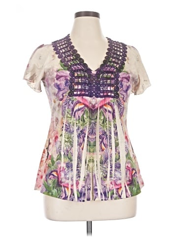 One World Short Sleeve Blouse (view 1)